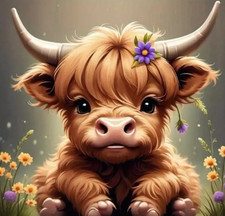 5D Diamond Painting Kits Highland Cows 30cmx30cm