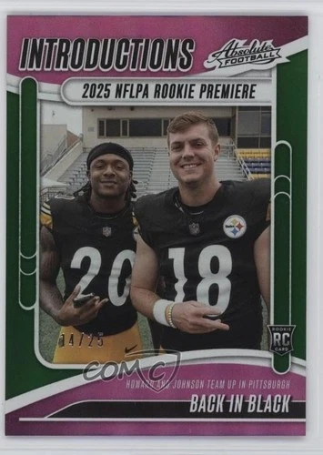 2025 Panini Absolute Kaleb Johnson Base (RAW)