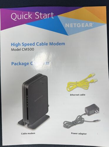 NETGEAR-CM500- 16x4 DOCSIS 3.0 High Speed Cable Modem - Bild 2 von 5