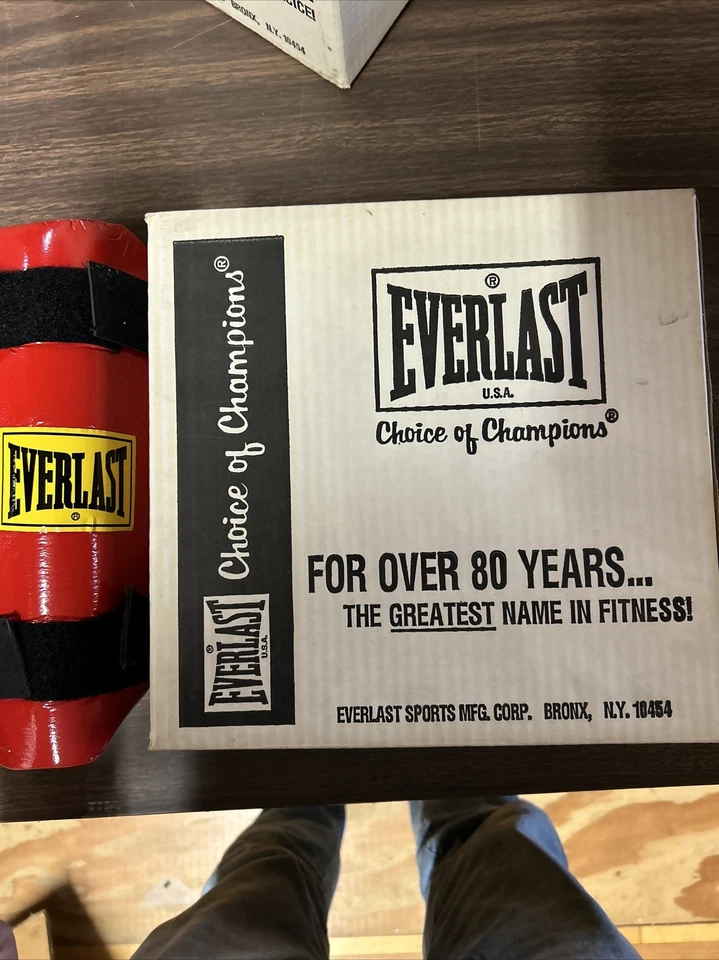 Espinilleras de colección Everlast Martial Arts modelo 3525 talla grande Foto 3 de 4