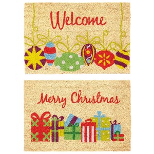 Details about Christmas Home Decor Door Mat ,Xmas Lovely Seasonal Welcome Decoration Accessory