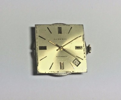 Working Juvenia Caliber 1015 17-Jewel Automatic Wristwatch Movement + Crystal Vintage Juvenia Caliber 1015 17-Jewel Automatic Wristwatch  main image 3