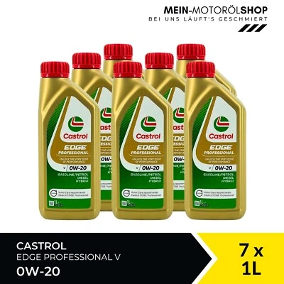 Castrol Edge Professional V 0W-20 Volvo VCC RBS0-2AE ACEA C5 7x1 litros = 7 litros