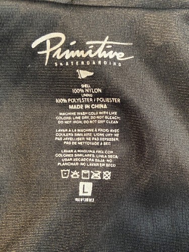 Primitive Skateboarding Camouflage Camo Lined Lightweight Jacket Size Large Mens - Picture 4 of 5