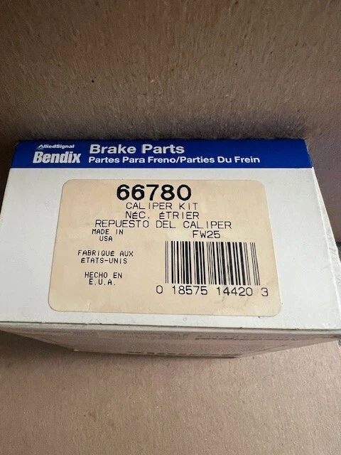 KIT PINZA Piezas Freno Allied Signal Bendix 66780 Hecho en EE. UU. NUEVO EN CAJA Envío Gratuito Foto 3 de 3