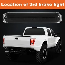 For 09-17 Dodge Ram 1500 Pickup Smoke Lens LED Third 3rd Brake Light Cargo Lamp