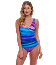 Gottex L11569 Midnight Light Women's One Piece Swimsuit Size 10