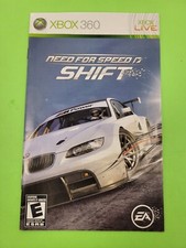 Need for Speed Shift Xbox 360  MANUAL ONLY 