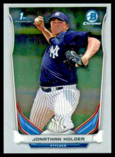 2014 BOWMAN CHROME MINI #238 JONATHAN HOLDER NEW YORK YANKEES
