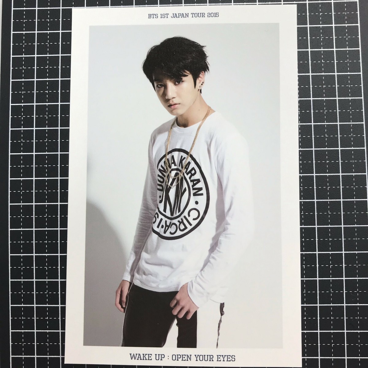 BTS JUNGKOOK photo card 1st JAPAN TOUR 2015 WAKE UP : OPEN