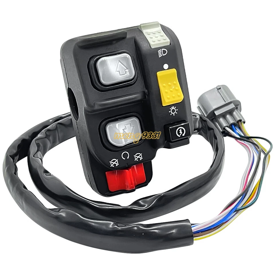 Interruptor de arranque de cambio del manillar izquierdo faro para Honda TRX500 Foreman Rubicon 500 Foto 4 de 4