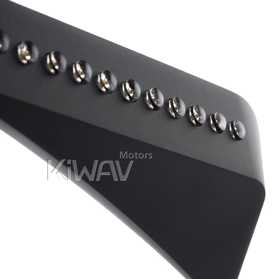 Espejo Elegante ACHA Negro LED Indicador 5/16" se adapta a H-D HERITAGE SOFTAIL CLASSIC Foto 4 de 4