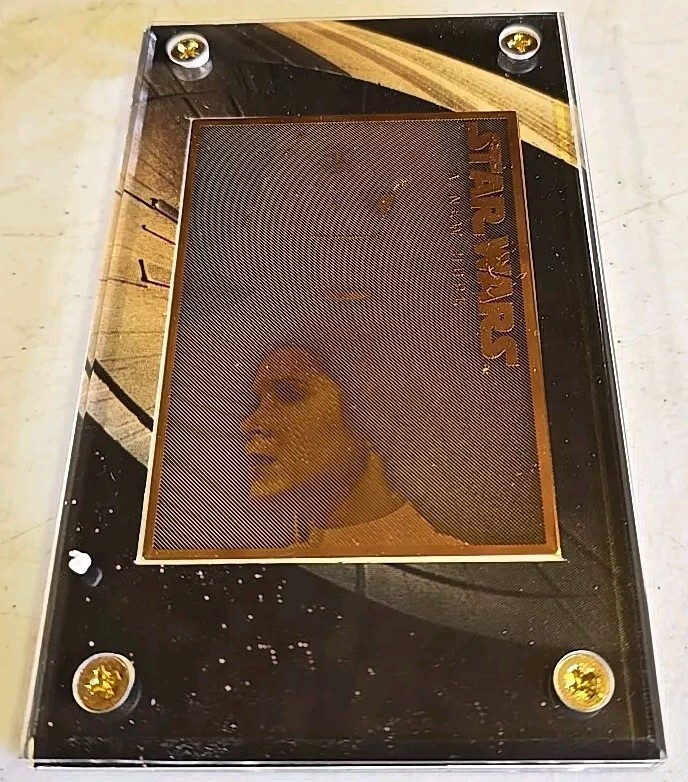Star Wars Trilogy 24k Gold Collectibles A New Hope Complete 5 Card