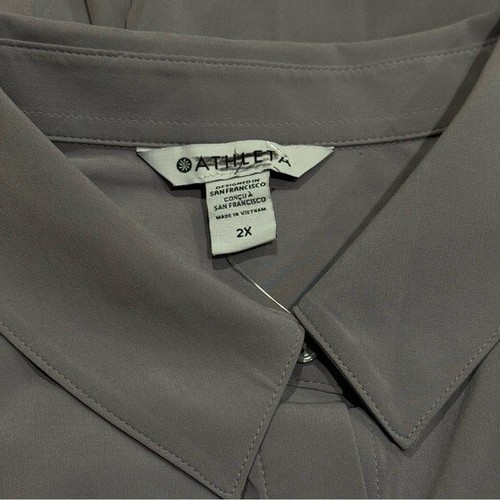 NWOT Athleta Urbanite Top in Color Dusk Violet Size 2X - Picture 8 of 11