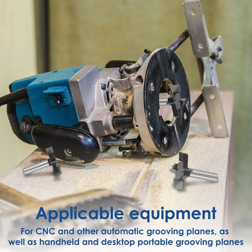 Spoilboard Surfacing Router Bit 1/2'' Shank CNC Slab Flattening Planing~· - Picture 6 of 12