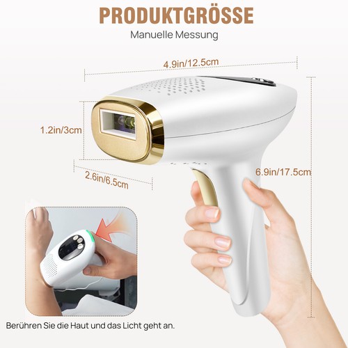 3-in-1 IPL Haarentfernungsgerät Laser Haarentferner Depilator Epilierer 9 Stufen - Bild 11 von 11