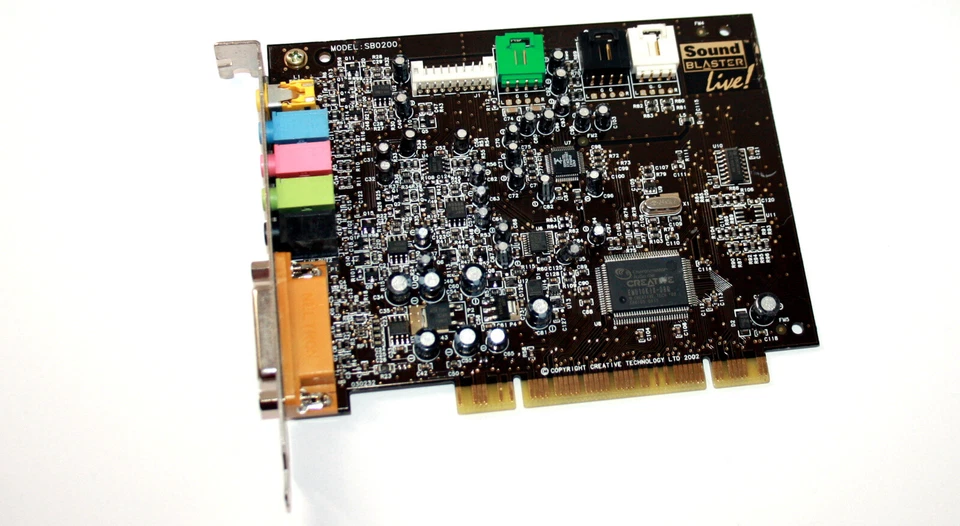 PCI-Soundkarte 5.1 'Creative Soundblaster Live!' Model: SB0200 EMU10K1X-DBQ