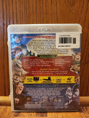 Hotel Transylvania in 3D - Blu-ray 3D + Blu-ray- Adam Sandler Brand New Sealed - Picture 2 of 2