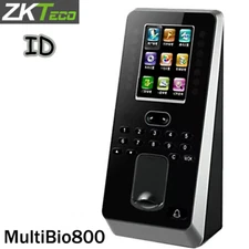ZK Access Control MultiBio800_ID Biometric Facial Fingerprint Time Attendance