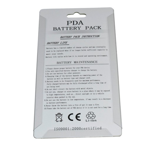 Batterie HQRP pour Palm ZIRE 31, 71, 72, 72s IA1TA16A0, IA1T923A0, GA1W918A2 PDA - Photo 4 sur 8