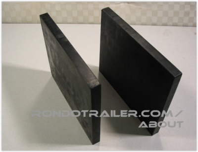 Pro Wings PW22 Snow Plow Extension Replacement Rubber - pair (2 pc