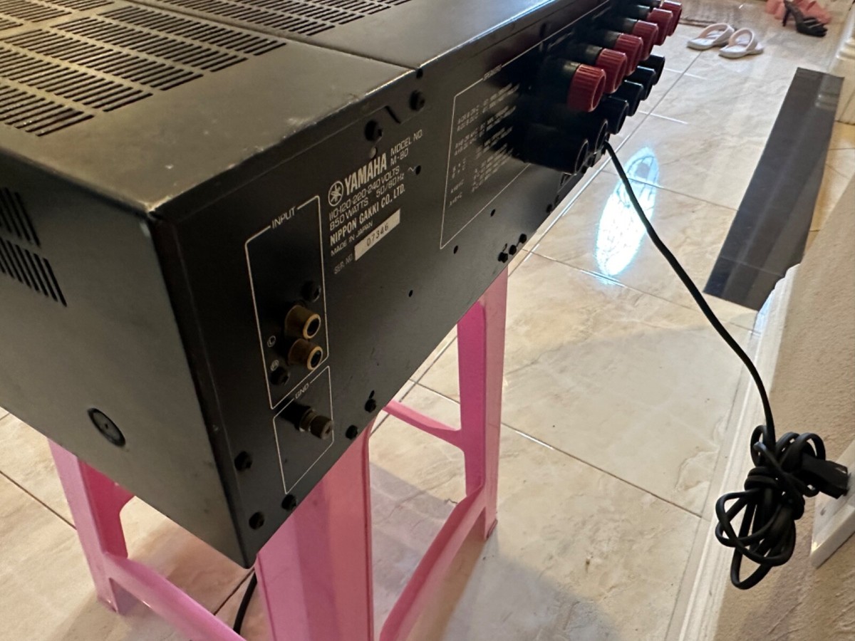 パワーアンプ YAMAHA 2CH PONER AMPLIFIER P2080 Yamaha P2080 Commercial 2Ch Power Amplifier For Pa | eBay