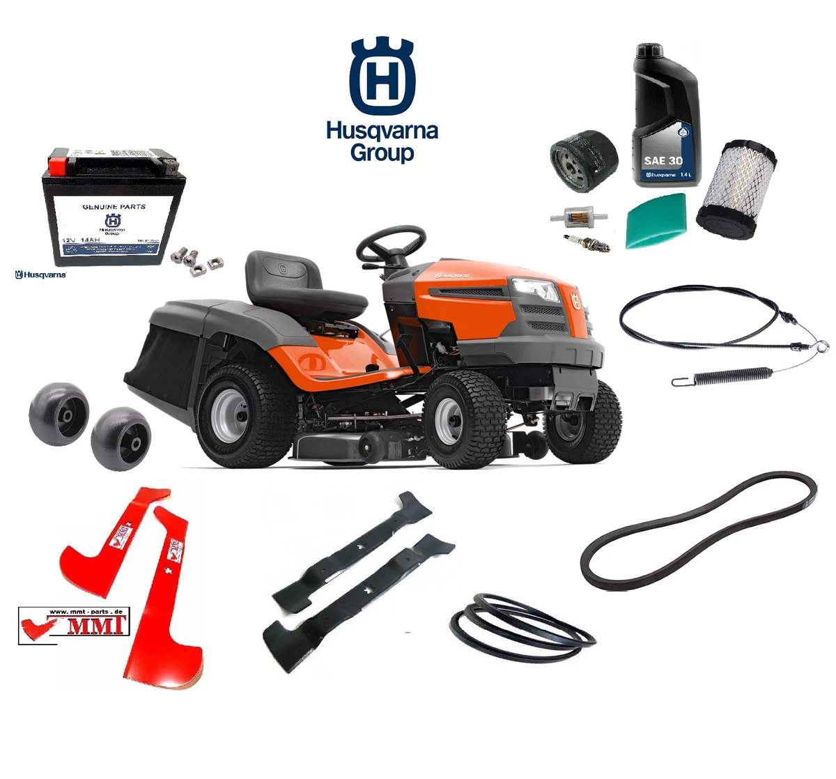 Ersatzteile Husqvarna TC 38 138 139 Messer Wartung Bowdenzug  