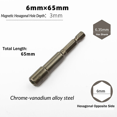 TEK SCREW MAGNETIC DRIVER HEXAGON SOCKET ROOFING DRILL DRIVE