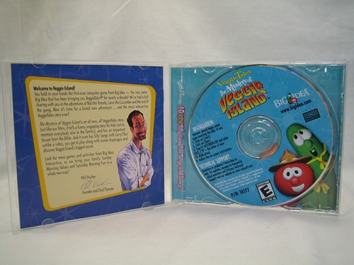 Veggie Tales The Mystery Of Veggie Island PC CD-ROM Game Helping Others Tales - Picture 3 of 3