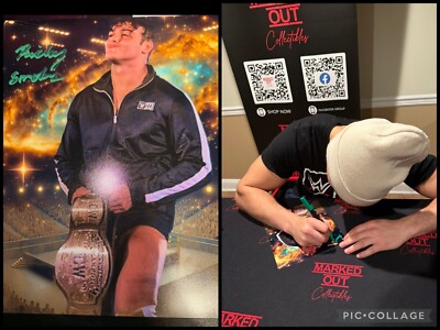 #ad Ricky Smokes Signed Matte 8x10 Proof Promo WWE ID NXT Vanity Project $24.99