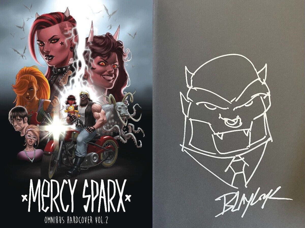 Mercy Sparx Omnibus Volume 2 Hardcover GN Signed Sketch Josh Blaylock New NM
