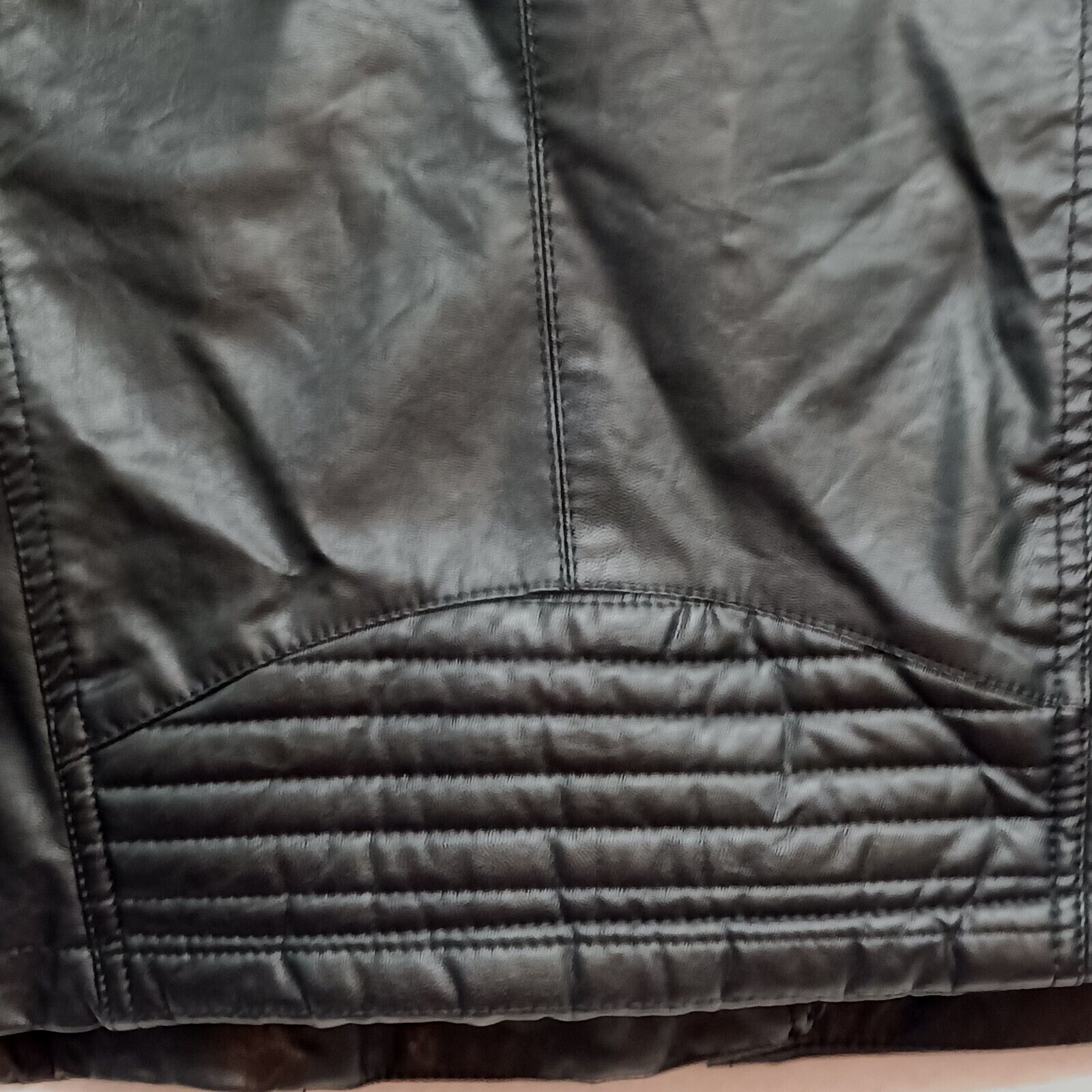 Ci Sono Jacket Women’s Medium Black Faux Leather … - image 17