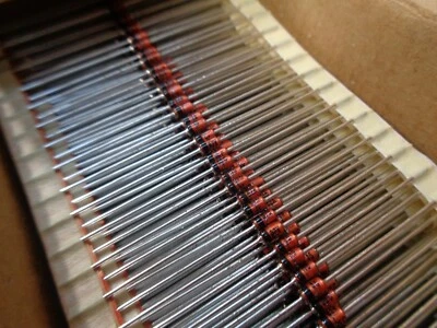 FAIRCHILD SEMICONDUCTOR / PHILIPS / ONSEMI / DIODE 20 x BZX85C Zener Diodes FRM 3.3V TO 56V QUALITY MANUFACTURERS **20 PER SALE**