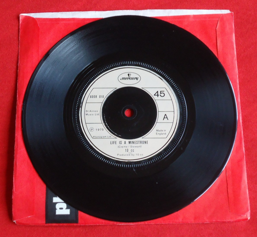 10CC - DONNA / LIFE IS A MINESTRONE - UK 1st ISSUE 7" VINYL EX/VG - Picture 3 of 4