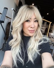 Ombre Blonde Wave 13x4 Lace Front Wig 100 Human Hair Wig 180 