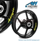 Wheel Decal 17'' Rim Sticker Tape Set For Kawasaki NINJA 650 2012-2020
