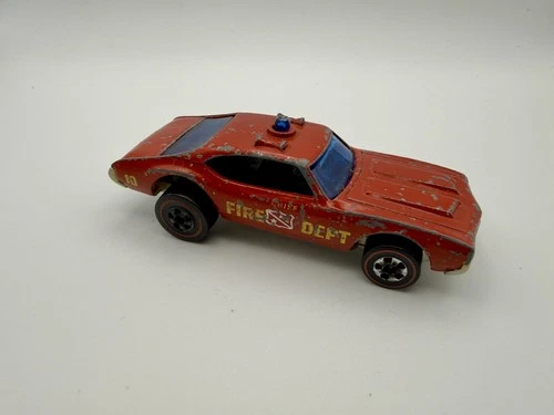 Hot Wheels Redline Olds 442 - Fire Chief Cruiser Red