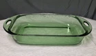 Anchor Hocking 9x13 Green Casserole Dish 3Qt Vintage (Lot 1)