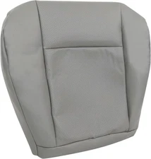 Front Driver Bottom Replacement Seat Cover Microfiber Leather Medium Flint Gray