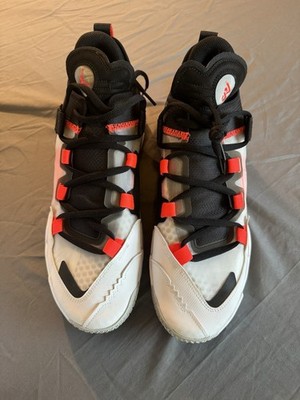 Nike Jordan Why Not .5 Sz 13 White Crimson Black RW Basketball Shoes DS New