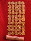 1958-D BU Lincoln Cents/Wheat Penny Original Bank Wrapped Roll of 50