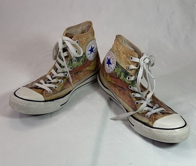 Converse All Star Shoes Hamburger Lace Up High Tops