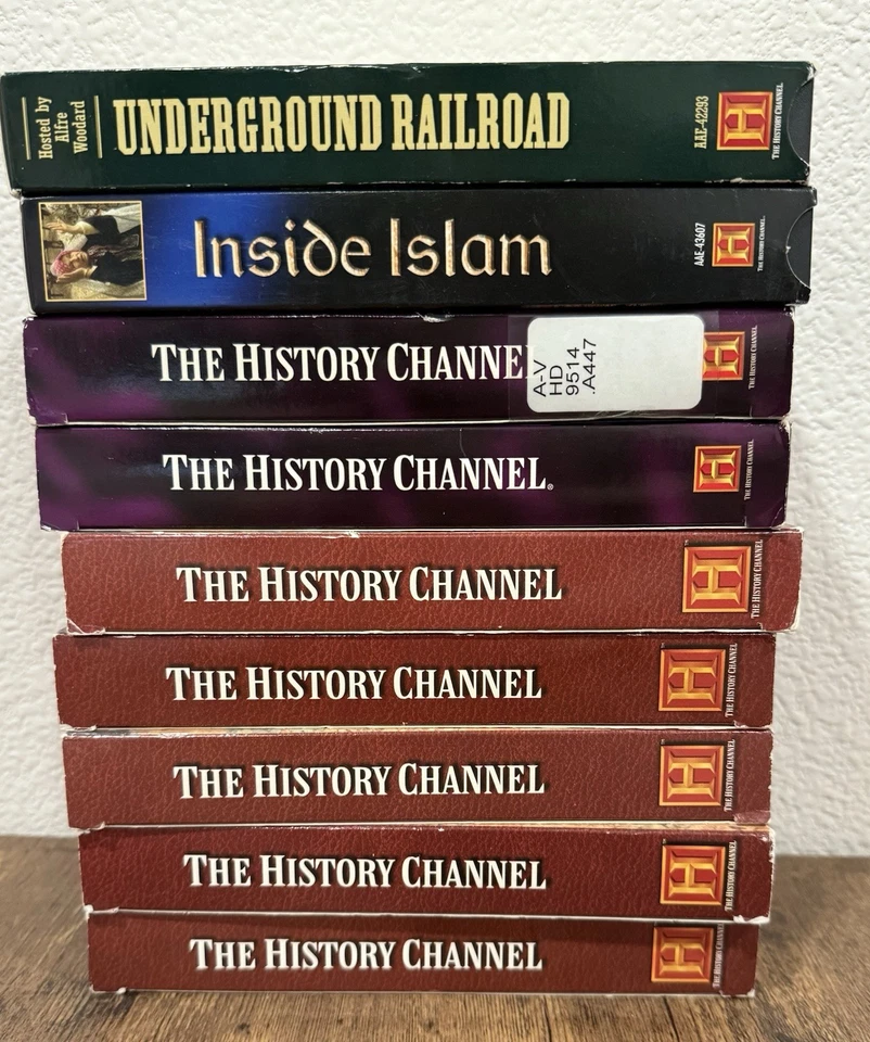 A & E + History Channel Lot of 5 VHS Tapes Modern Marvels/History of Sex/Islam.. - Image 2 of 4