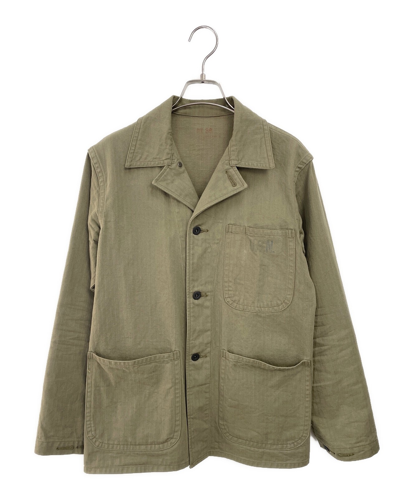 BUZZ RICKSON'S Cotton Utility Jacket Green Size 36 Made in Japan