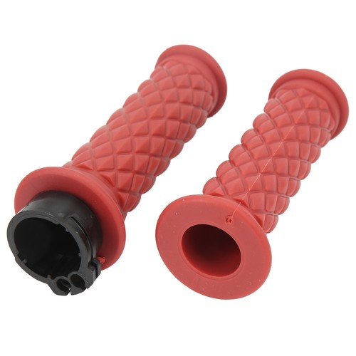 Czerwony 1 para uchwytu motocyklowego 25mm lewy prawy uniwersalny uchwyt przepustnicy - Zdjęcie 2 z 22