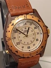 Vintage Timex Adventurer Brown Camel Cash Cigarettes Watch Indiglo Quartz 39mm