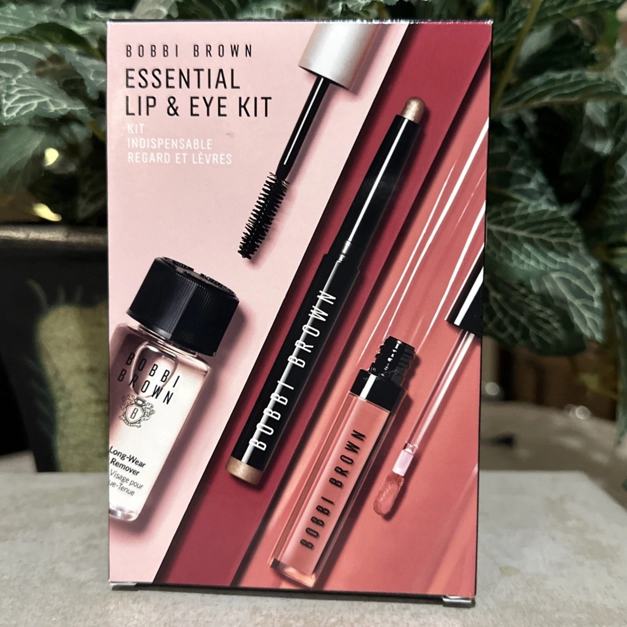 Bobbi Brown Essential Cheek & Lip Kit Full Size Mascara, Shadow, Stick, Gloss