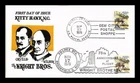 Dr Jim Stamps C92 Wright Brothers First Day Issue Dual Cancel 95Th Anniv Flight