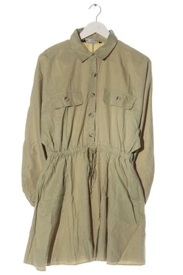 ZARA Robe chemisier Dames Robe T EU 38 kaki style décontracté - Photo 1/4