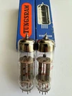 E80CC = CV5989 = 6085 Tungsram Matched Pair NEW in original box NOS STRONG